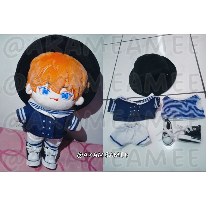 Fullset baju / clothes doll anapas 20cm [tanpa boneka]