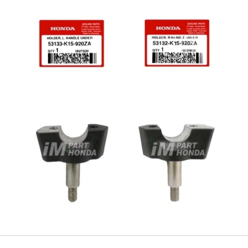 53132-K15-920ZA 53133-K15-920ZA Dudukan Raiser Stang Stir CB 150 R LED 1 Set Kanan Kiri