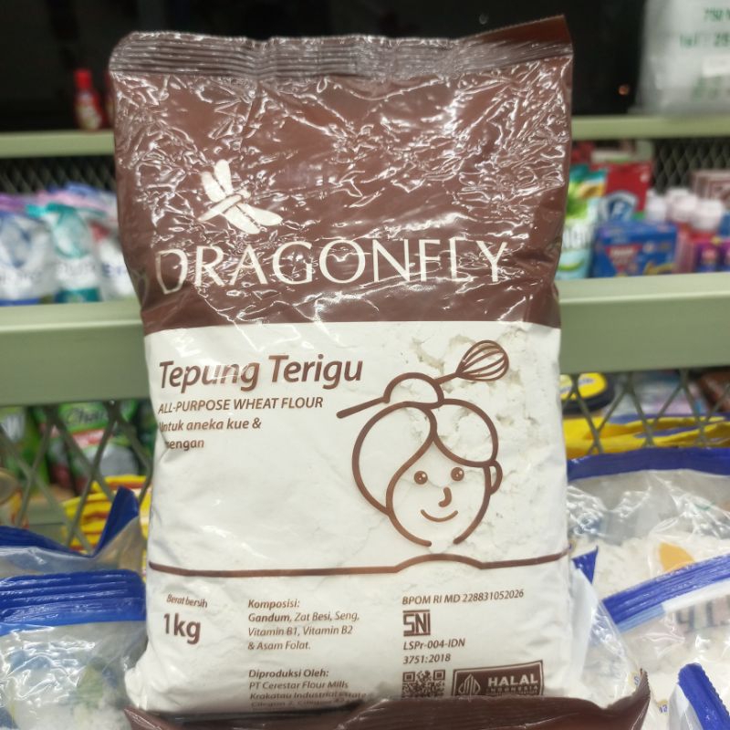 

Tepung Terigu Dragonfly 1Kg