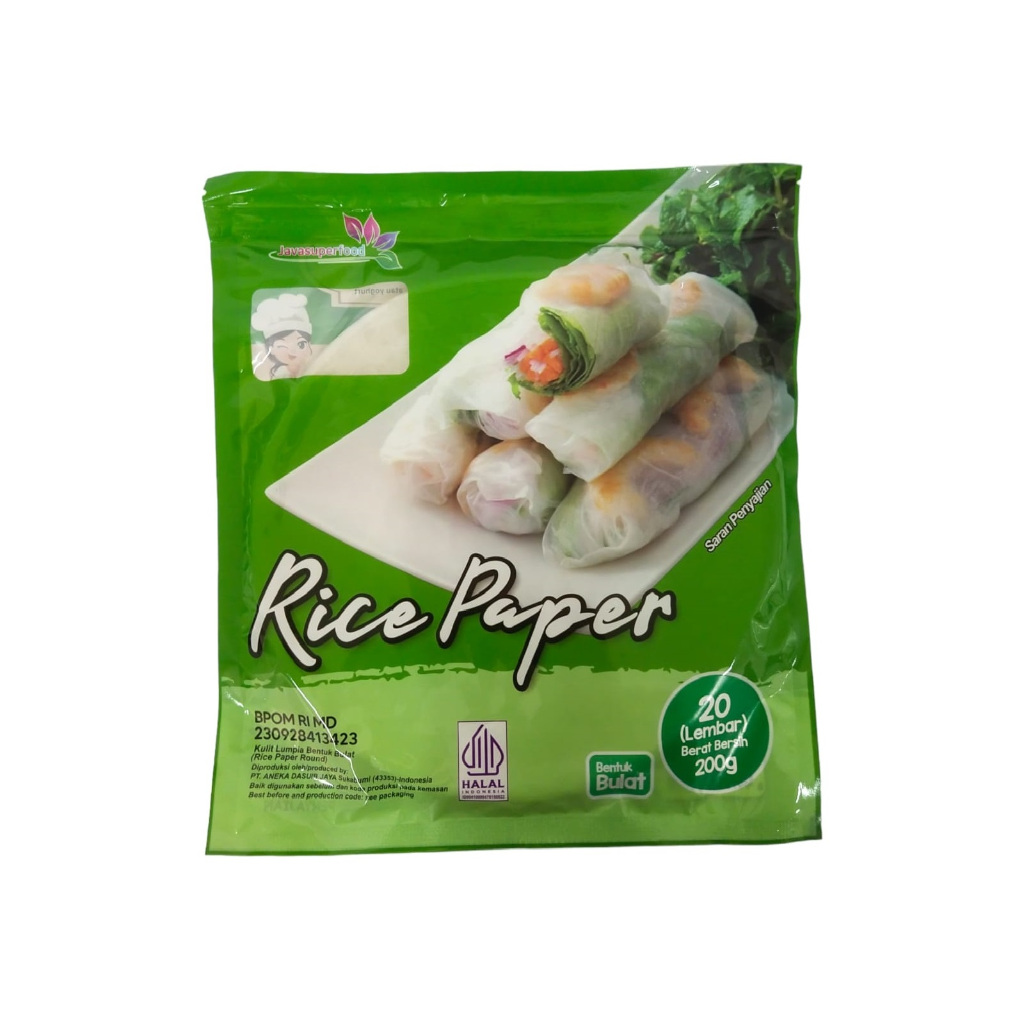 

RICE PAPER BULAT 200 GR