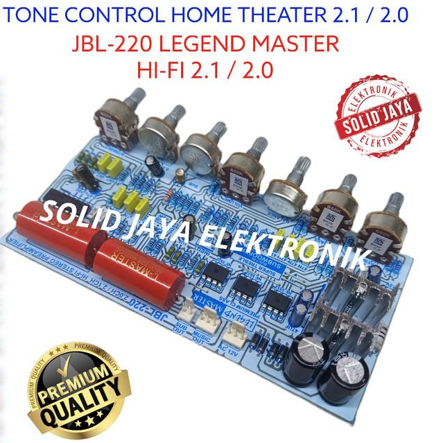 Tone Control Stereo 2.1 2.0 Hi Fi Jbl220 Jbl-220 Jbl 220 Legend Master