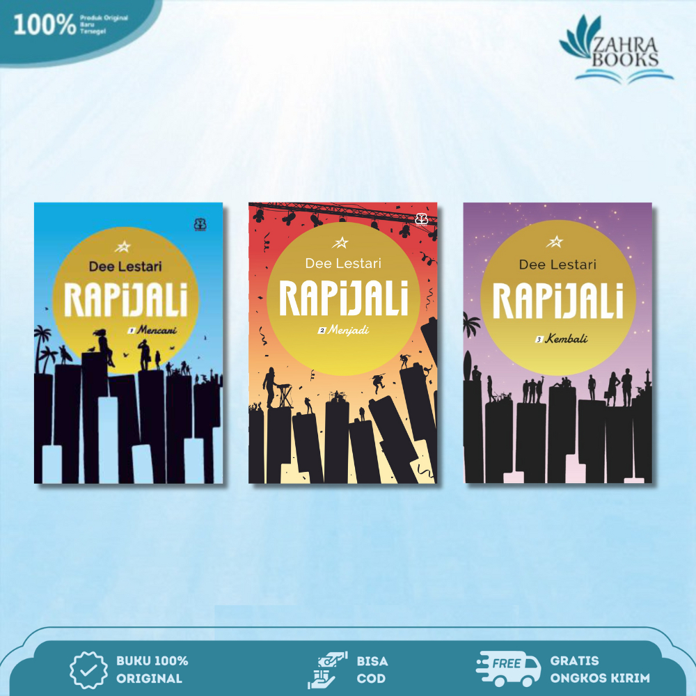 Buku Rapijali 1 Mencari, Rapijali 2 Menjadi, Rapijali 3 Kembali - Mizan