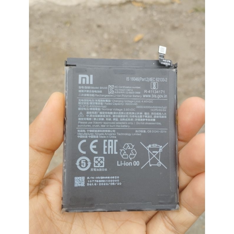 Baterei Original Copotan Redmi Note 8 BN 46