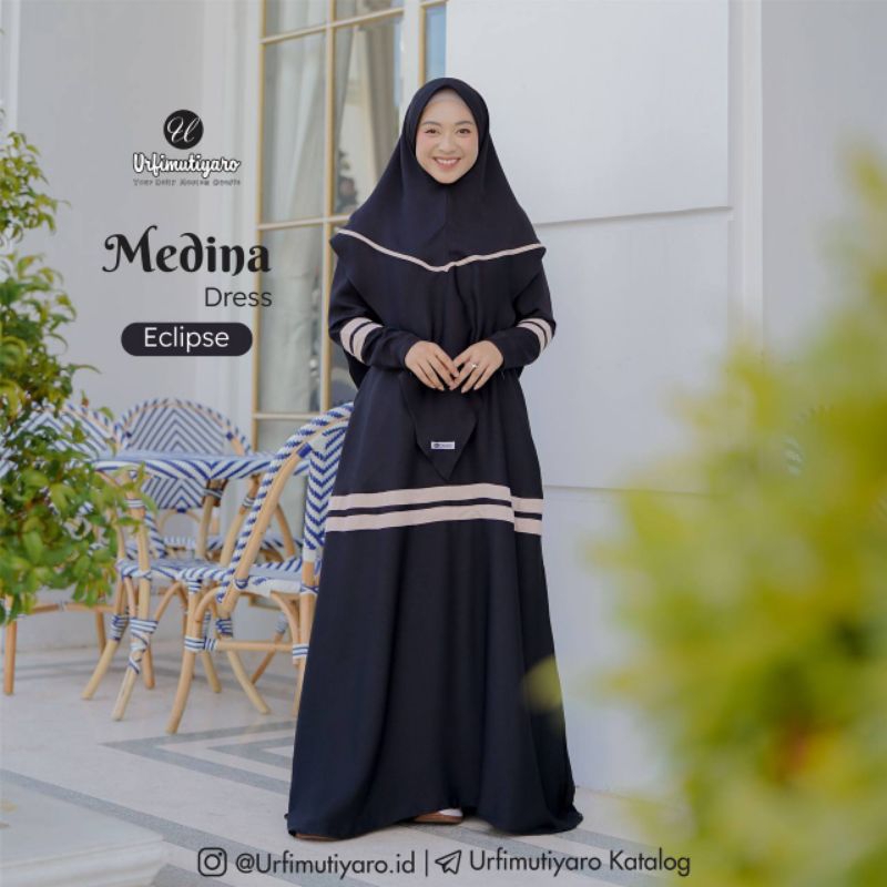 Medina Dress set Khimar by Urfimutiyaro