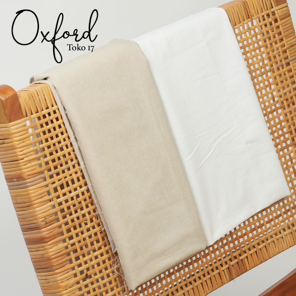 !Minor Defect! Toko17 KAIN OXFORD/CHAMBRAY PER 1 METERAN kain eceran bahan kemeja, koko