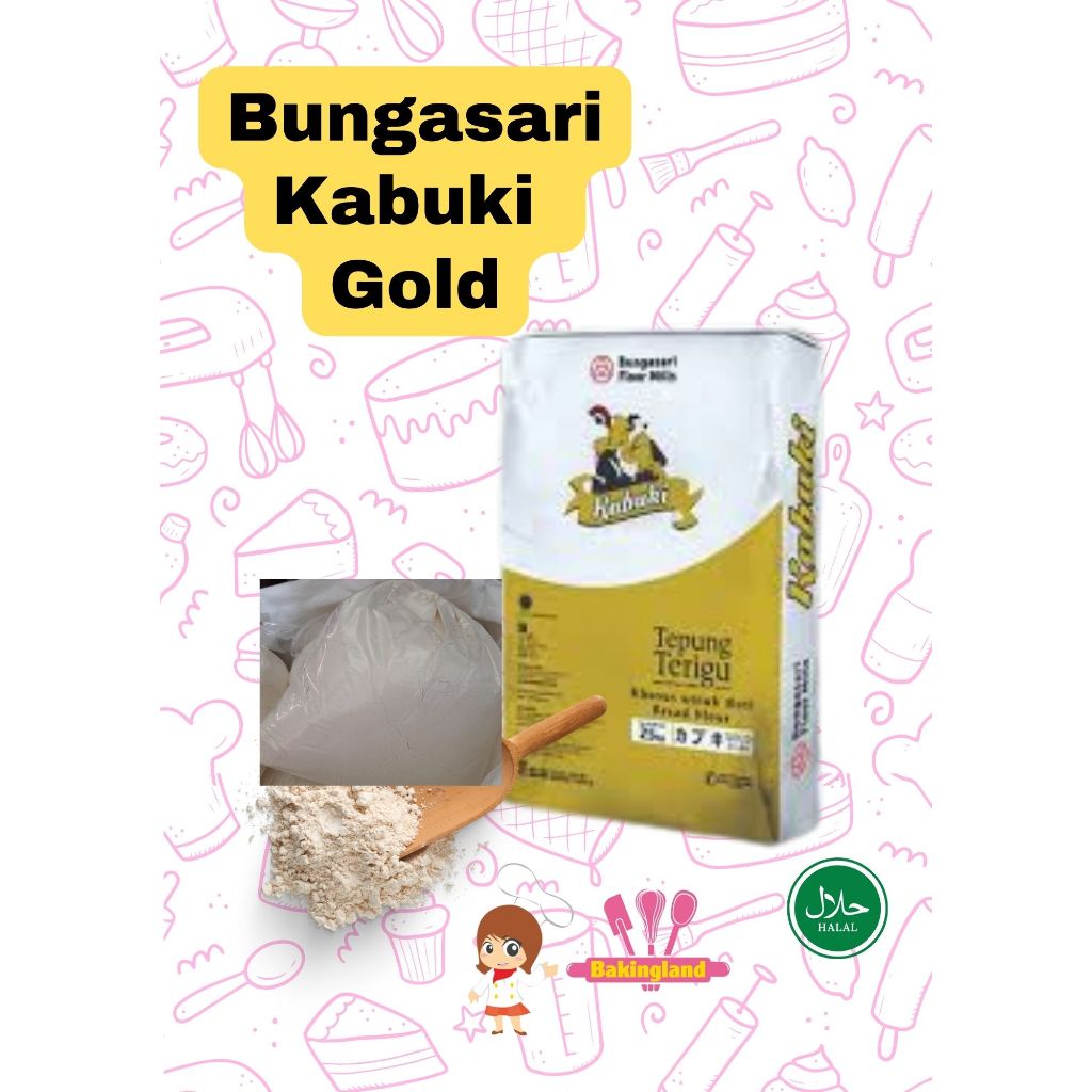 

Tepung Protein tinggi Kabuki kemas ulang1kg