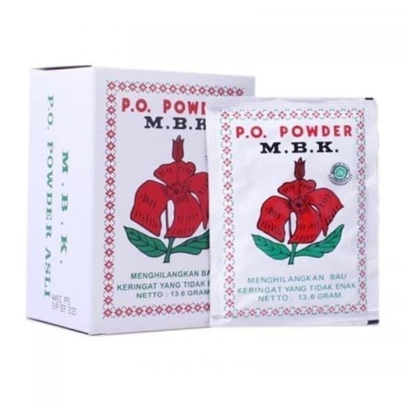 (PER PCS) BEDAK MBK POWDER Penghilang Bau Badan Pewangi Deodoran Ketiak dan Kaki