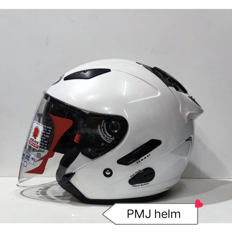 HELM KYT GALAXY FLAT R PULL DAN DJ MARU WARNA ORIGINAL DOBEL VISOR