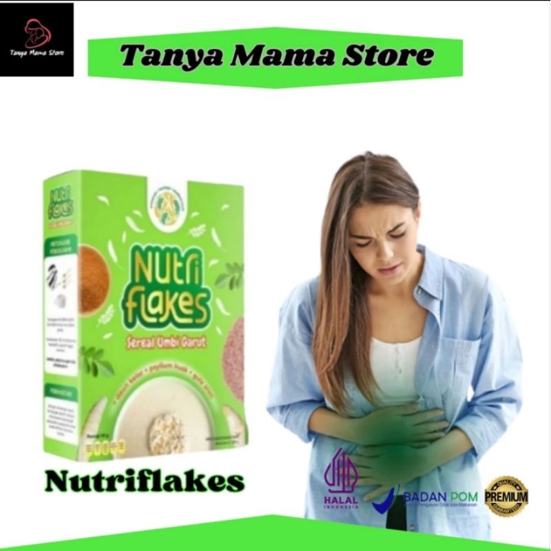 

Nutriflakes Sereal Umbi Garut Asam Lambung - Ampuh Mengatasi Asam Lambung Gerd, Maag 1 Box