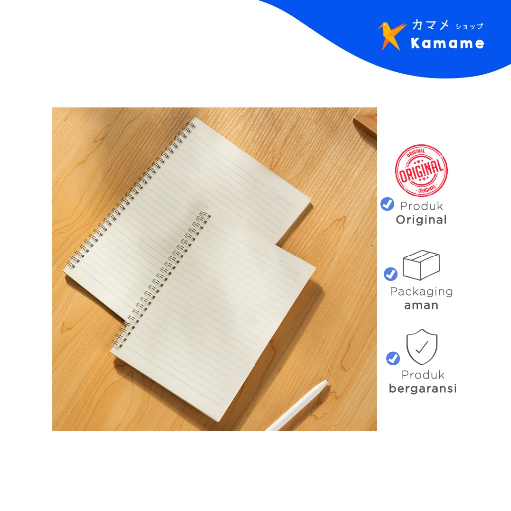 

Deli Spiral Notebook - LPB560 Blank Checkered Cornell B5 - Kamame