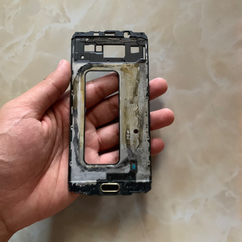 tatakan lcd samsung A7 2016 ori copotan