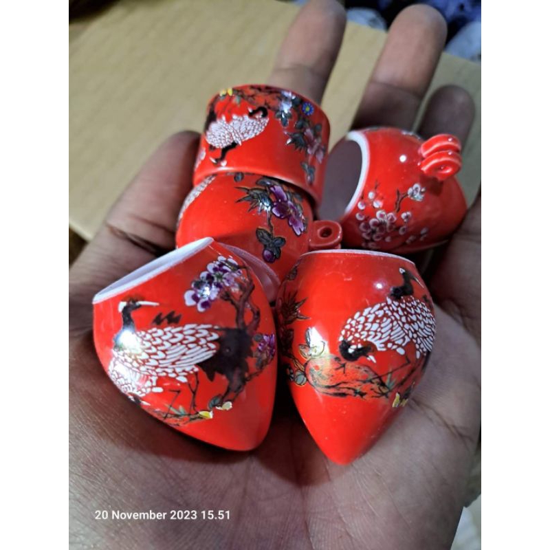 cepuk keramik kecil isi 5