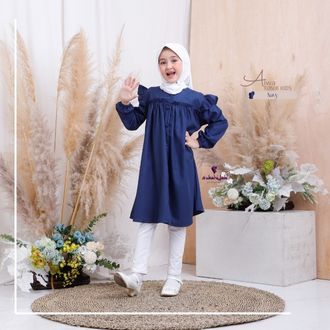 Aiwa Tunik Warna Lengkap Anak Perempuan Terbaru Kekinian Korea by Sukahijab