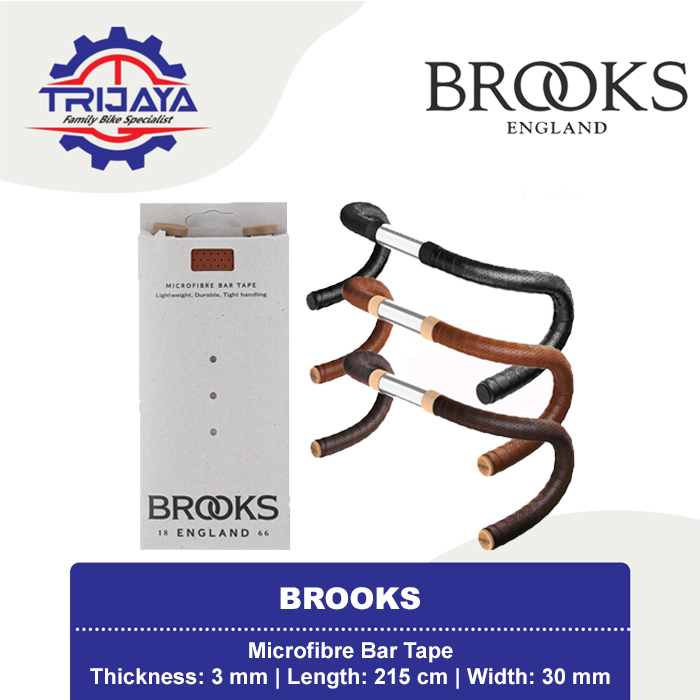 Brooks Microfibre Bar Tape Balutan Stang Sepeda Drop Bar
