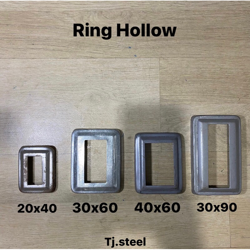 TAPAK RING HOLO / TAPAK HOLLOW / AKSESORIS ORNAMEN PAGAR BESI  DAN TRALIS HOLLOW 20 x 40 , 30 x 60 ,