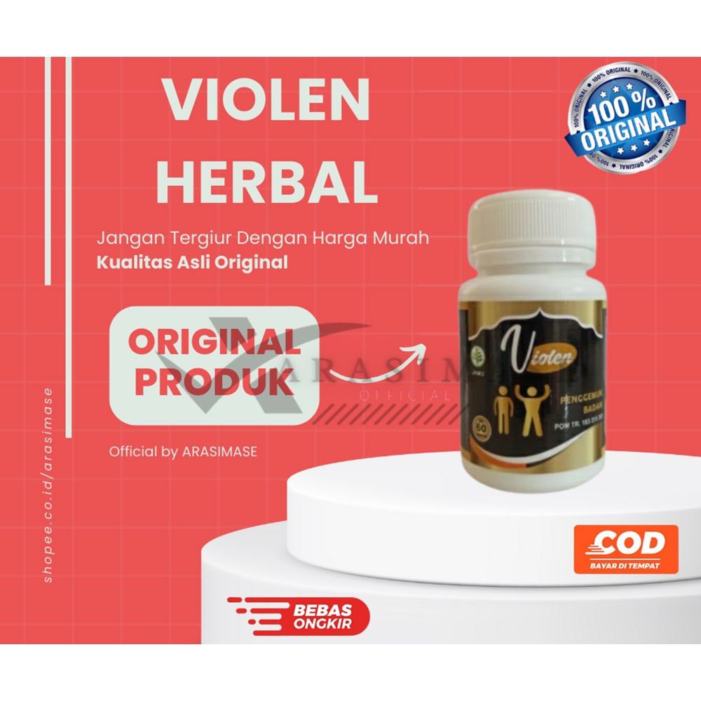 SUPLEMEN VIOLEN PENGGEMUK BADAN HERBAL 60 Kapsul - Arasimase