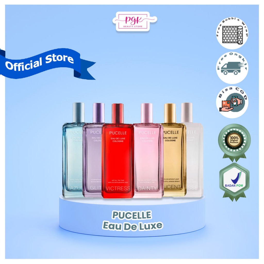 PUCELLE PARFUME ALL PRODUK | PUCELLE-EAU DE LUXE COLOGNE | PUCELLE-EAU DE LUXE BODY SPRAY 150ML # | 