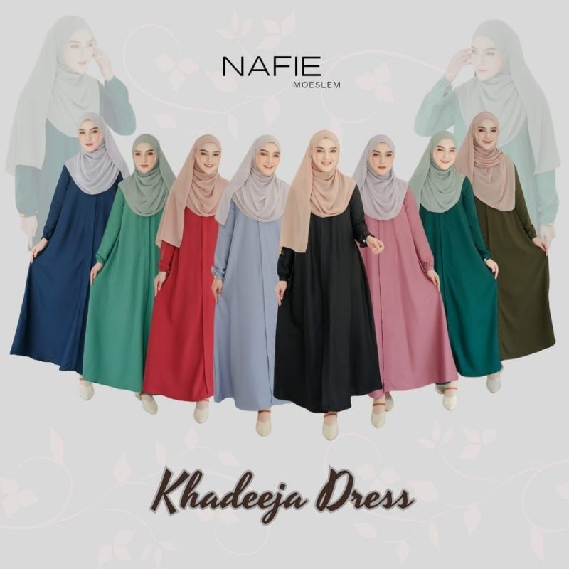 Moslem Ori Gamis Busui Friendly Polos Lady Zara Khadeeja Dress By Nafie Moslem (Ready Please Cekstok