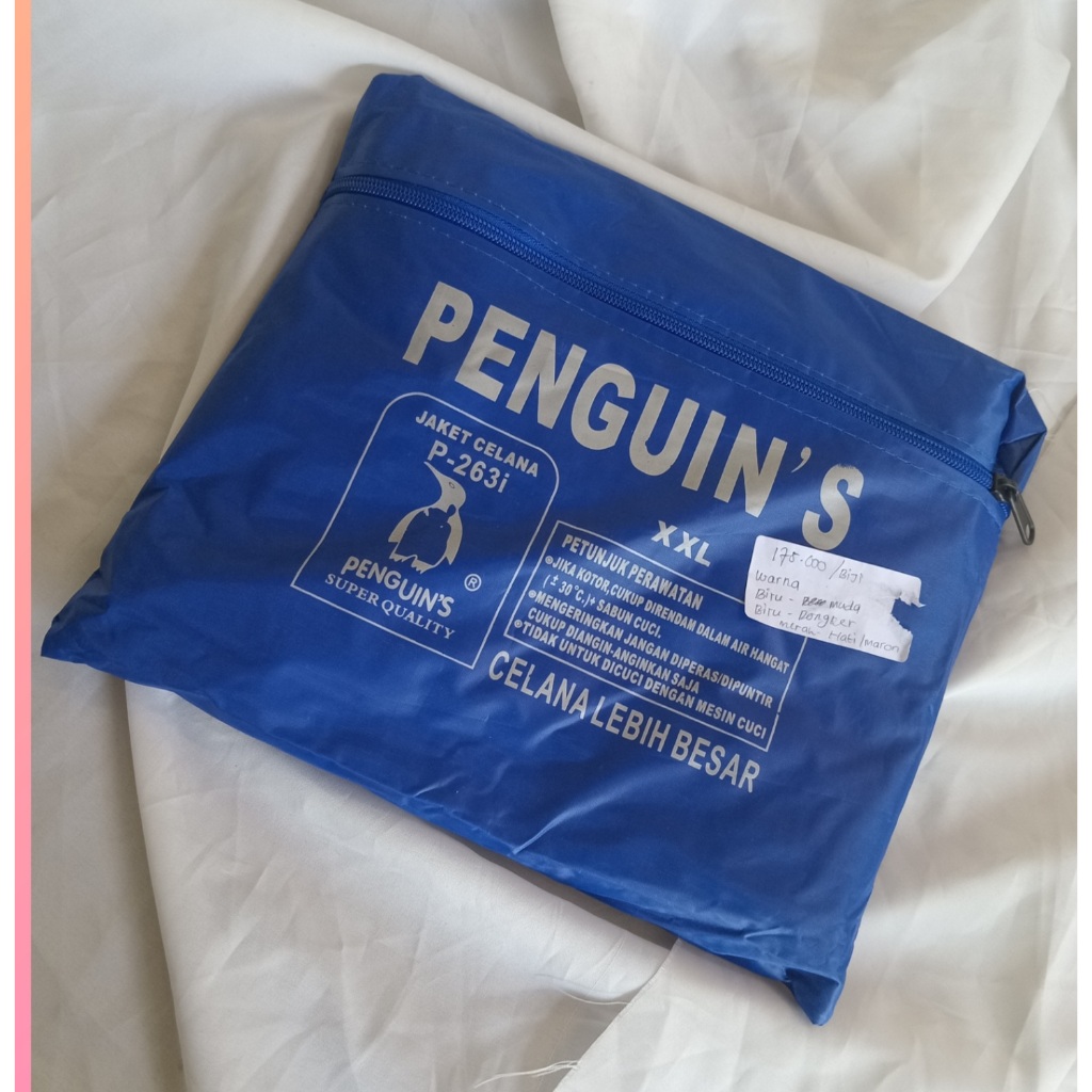 JAS HUJAN PINGUIN'S P-263i JAKET DAN CELANA UK XXL