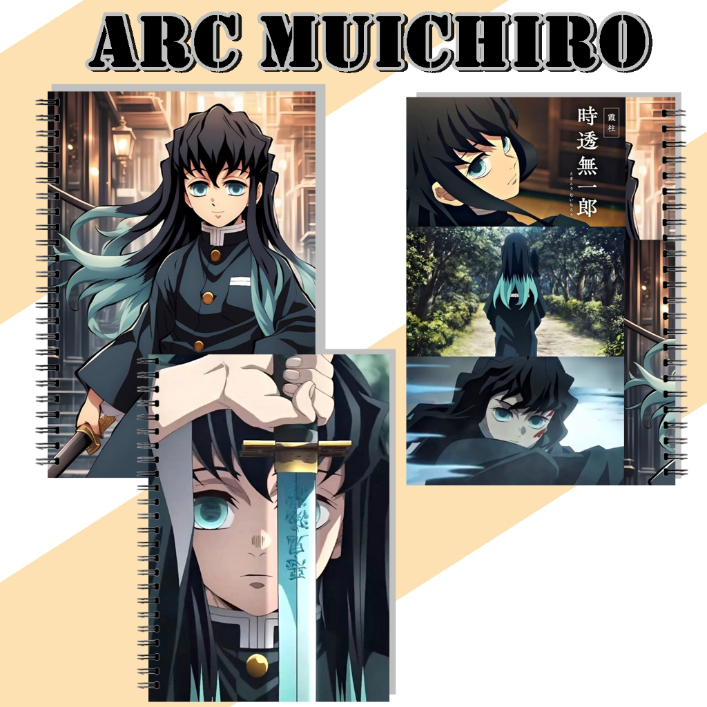 

Notebook Arc Muichiro Demon Slayer Book Kimetsu No Yaiba