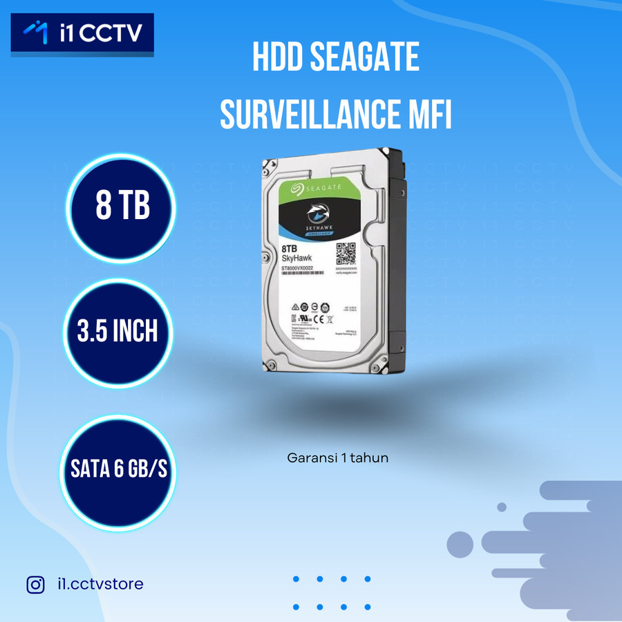 HDD SEAGATE 8TB SURVEILLANCE MFI