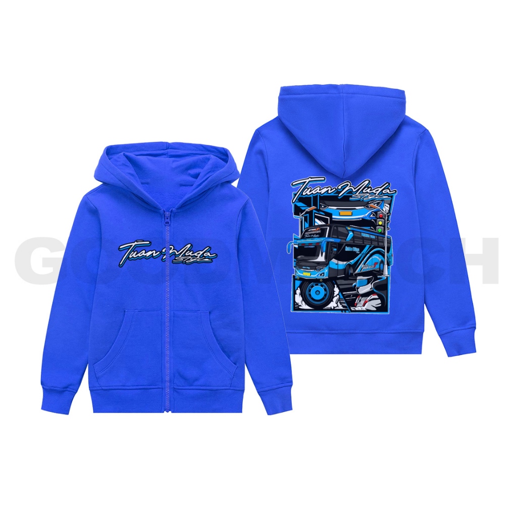 JAKET SWEATER HOODIE ANAK ANAK BUS TUAN MUDA AZKHA WIJAYA TRANS JETBUS 3