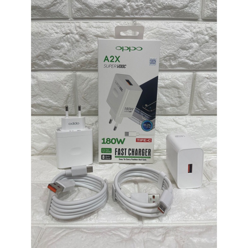 Charger Casan Oppo A2X 180W Support FastCharging & VOOC