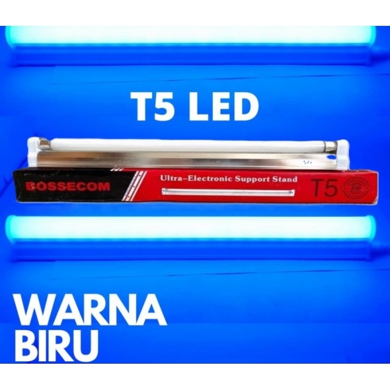 T5 1SET 14WATT BIRU BOSSECOM