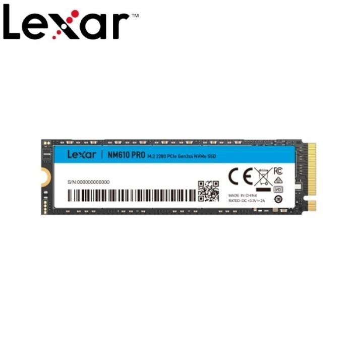SSD Internal LEXAR NM610 PRO 1TB M.2 Nvme Pcie Gen 3x4 - NM 610 1 TB