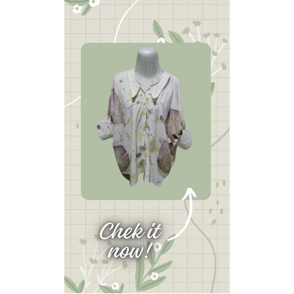 Blouse Ecoprint
