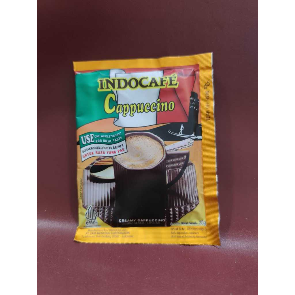 

Indocafe Cappuccino 25gr - Kopi Instant