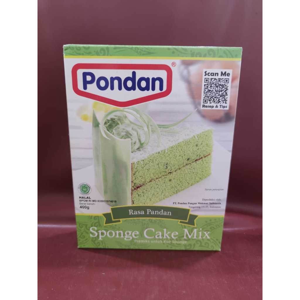 

Tepung Premix Sponge Cake Pondan 400g - Tepung Kue Lembut Sponge Cake Pandan / Coklat