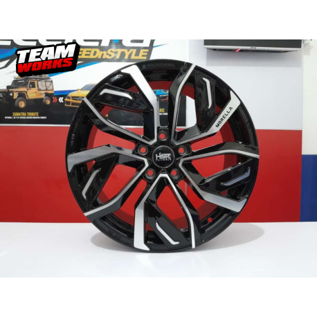 PAKET VELG+BAN MOBIL INNOVA REBORN VENTURER BLACK POLISH HSR MORELLA