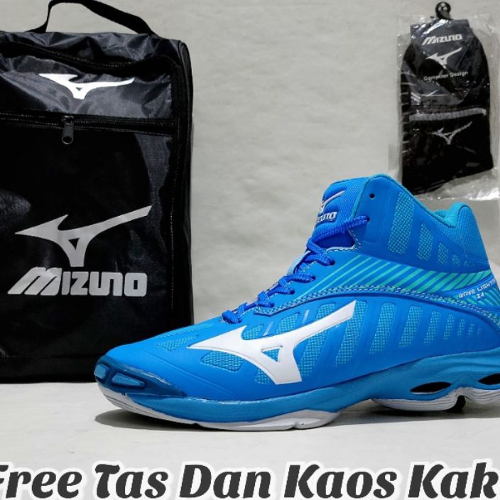 ZVBN9049 Dijamin Ori Mizuno Wlz 4 / Mizuno Wave Lightning z4 / Mizuno Wave Voltage / Sepatu Voli Miz