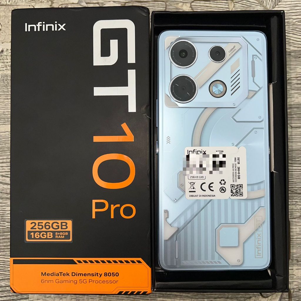Infinix GT 10 Pro 5G 8/256 Second Fullset Bekas Resmi