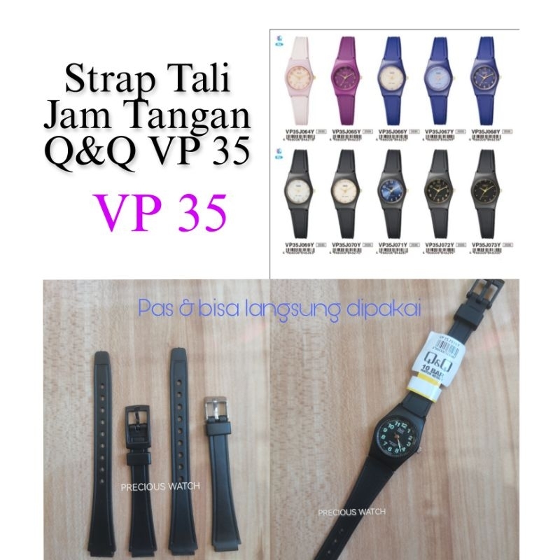 Strap Tali Jam Q&Q QnQ QQ VP35 VP - 35 VP - 35. Pas bisa lgsg dipasangkan