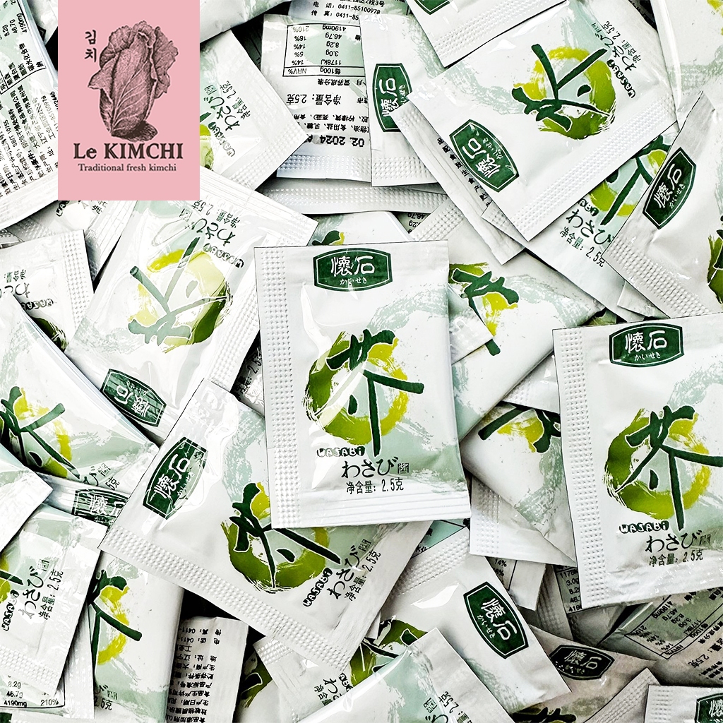 

Mazuma Wasabi Sachet Halal 2.5 g Kaiseki Wasabi Paste Sachet
