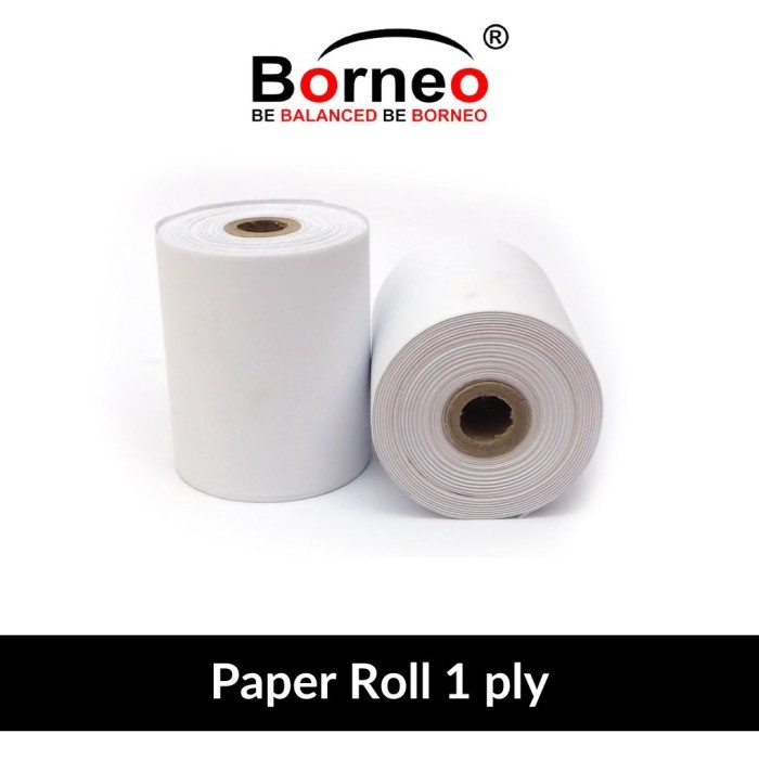 

Roll Kasir / Kertas Struk Borneo 75x65 1 Ply - Pcs