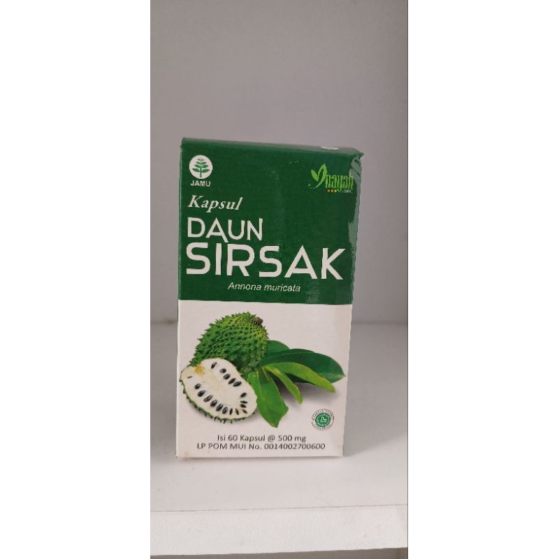 KAPSUL HERBAL DAUN SIRSAK/Herbal Daun Sirsak