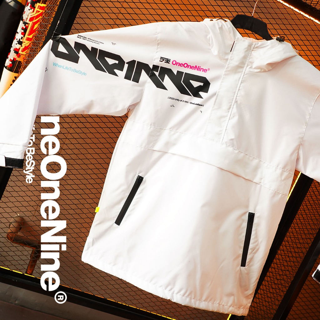 KSR ONEONENINE - JACKET BIG POCKET REX WHITE SERIES
