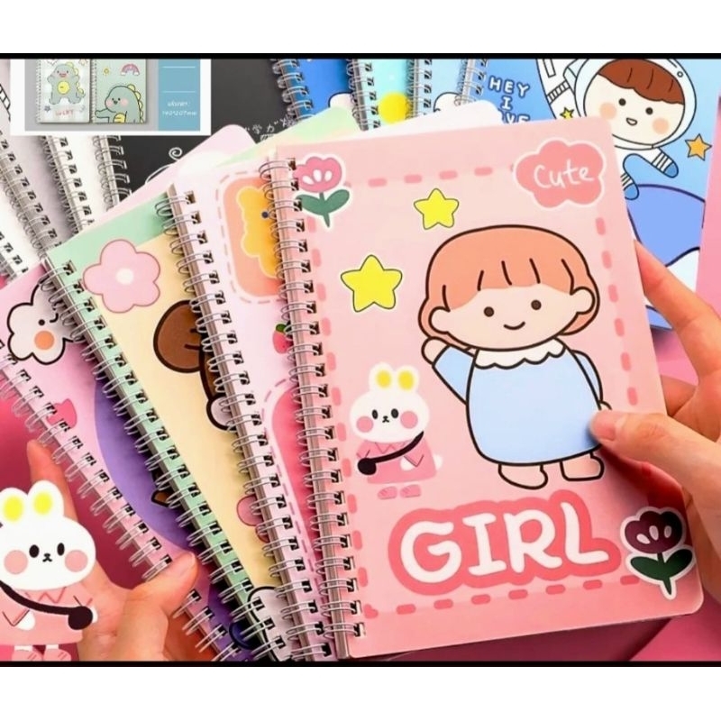 

NOTEBOOK UKURAN BESAR A5 /BUKU TULIS A5/ NOTEBOOK KARAKTER LUCU A5