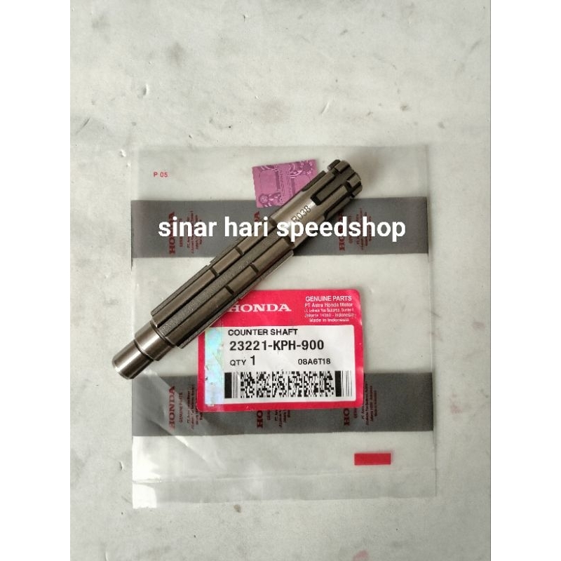 AS GEAR DEPAN (KPH) HONDA ORIGINAL  KARISMA+ KIRANA + SUPRA X125 OLD +SUPRA X125 NEW
