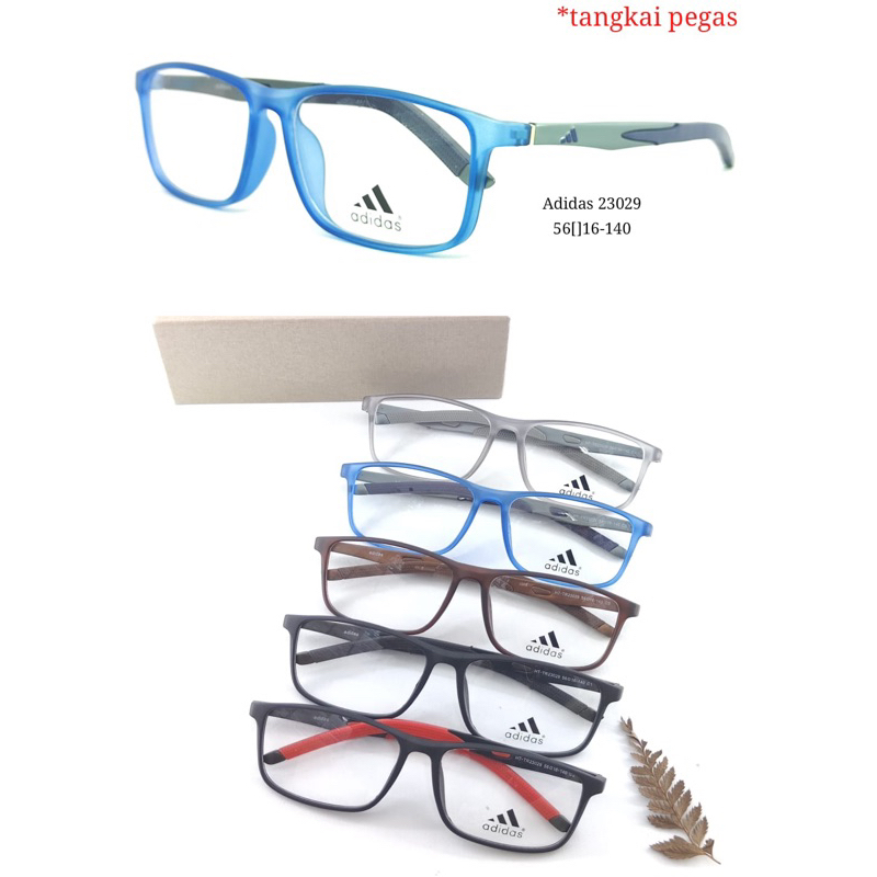 Kacamata Pria Sporty Tangkai Pegas Adidas Bahan Premium Bisa Ganti minus,Cylinder,Plus Photocromic,B