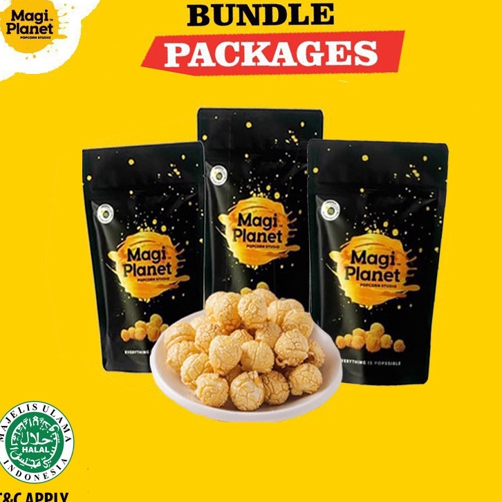 

Diskon Promo 3 Classic Pack Magi Planet Popcorn - Bundle 110GR Diskon