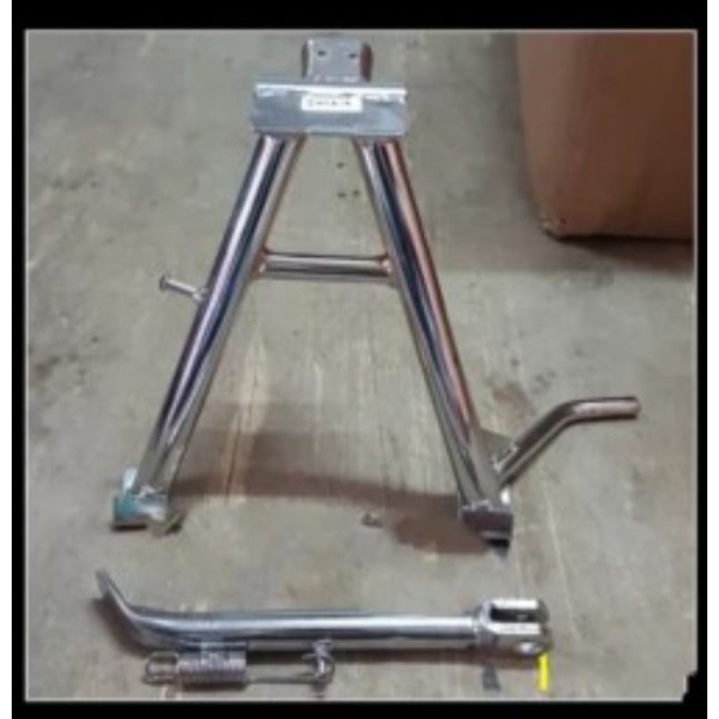 Jagang Jagrak Standart Tengah Satria Fu 150 set Standart Samping Satria Fu 150