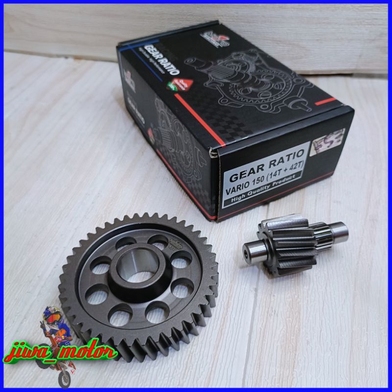 Gear rasio MOTO 1 Racing Vario 150 14 42 / 14 43 gigi rasio Vario 150 MOTO 1 Racing