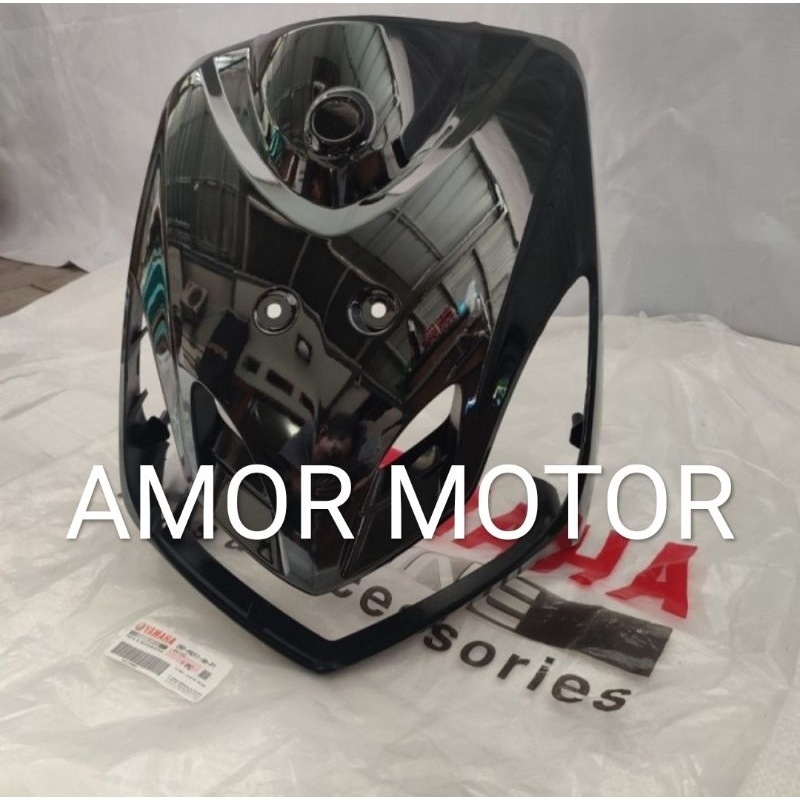 COVER TAMENG DEPAN YAMAHA MIO SMILE HITAM ORIGINAL