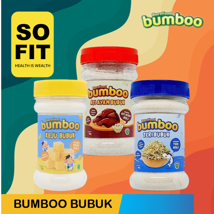 

Bumboo Bubuk Asli / Bumbo Bubuk Ati / Bubuk Keju / Bubuk Teri / Penyedap Rasa / Asi Booster / SOFIT