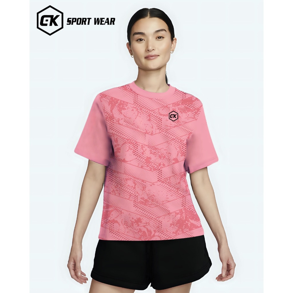 COD Kaos Olahraga Printing-Baju Volly Jersey Voli Baju Badminton Baju Bulutangkis Kaos Bulutangkis J