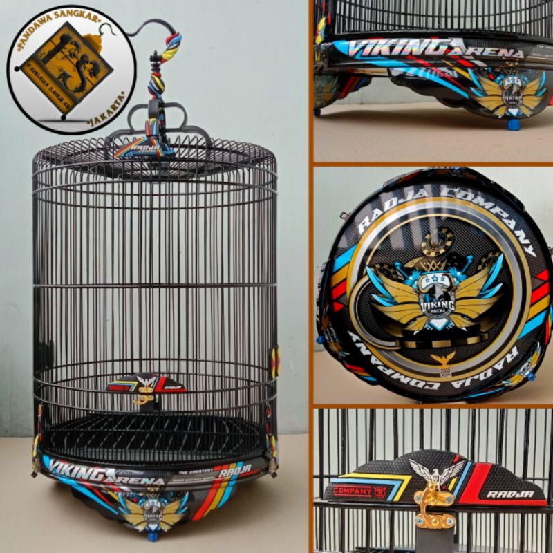 SANGKAR/KANDANG MURAI RADJA PVC DECAL VIKING ARENA
